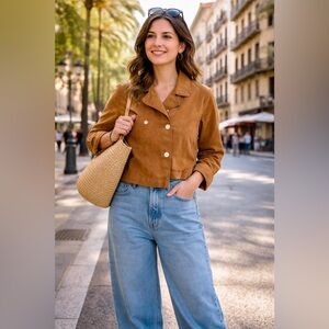 Nice things Paloma S Barcelona long sleeve shirt jacket size 2